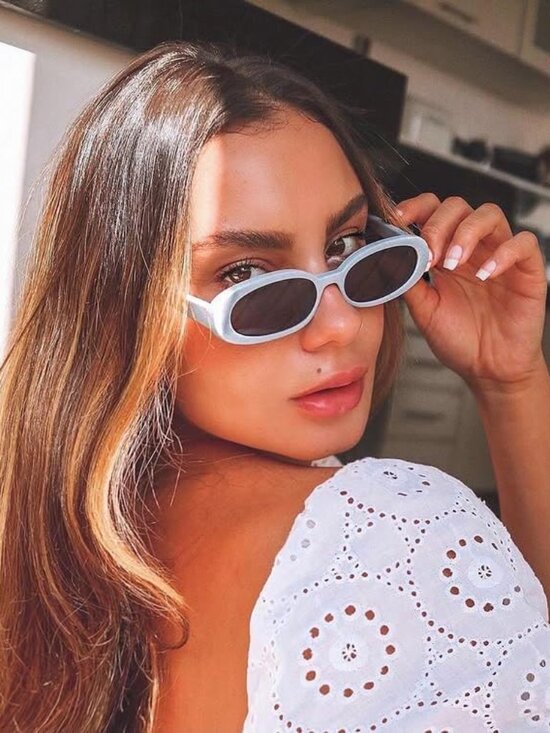 Retro Small Oval Sunglasses main image 4